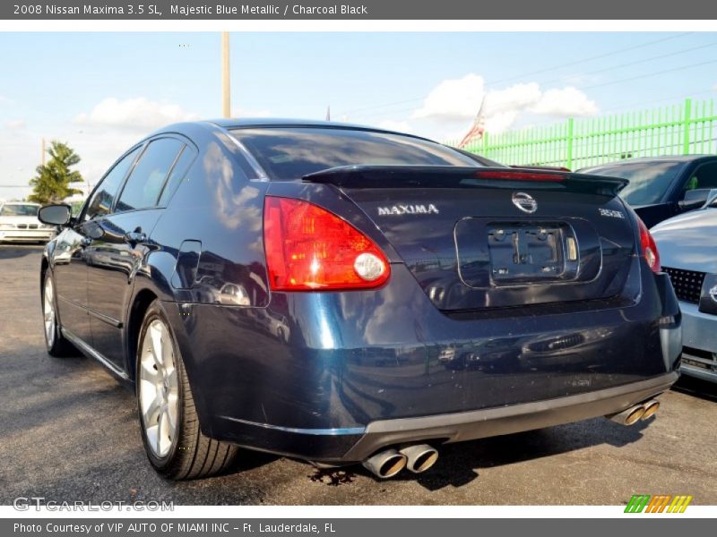 Majestic Blue Metallic / Charcoal Black 2008 Nissan Maxima 3.5 SL