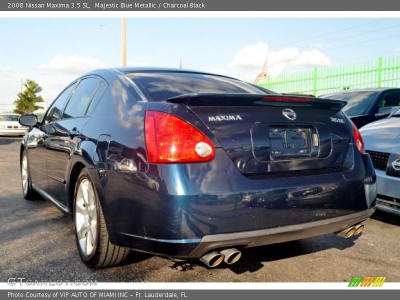 Majestic Blue Metallic / Charcoal Black 2008 Nissan Maxima 3.5 SL