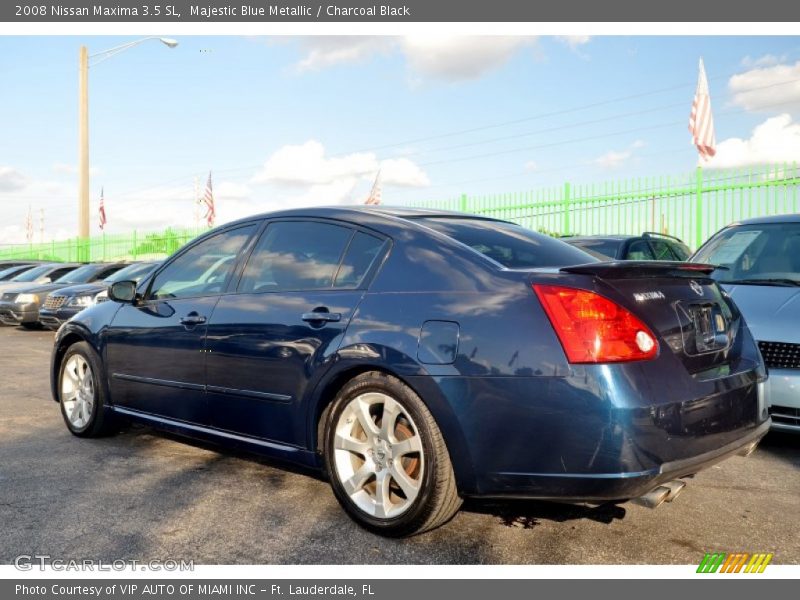 Majestic Blue Metallic / Charcoal Black 2008 Nissan Maxima 3.5 SL