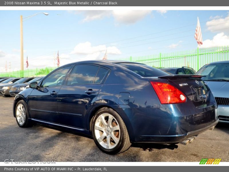 Majestic Blue Metallic / Charcoal Black 2008 Nissan Maxima 3.5 SL