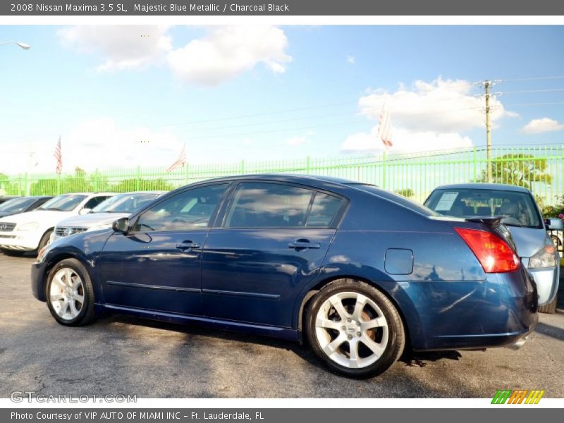Majestic Blue Metallic / Charcoal Black 2008 Nissan Maxima 3.5 SL