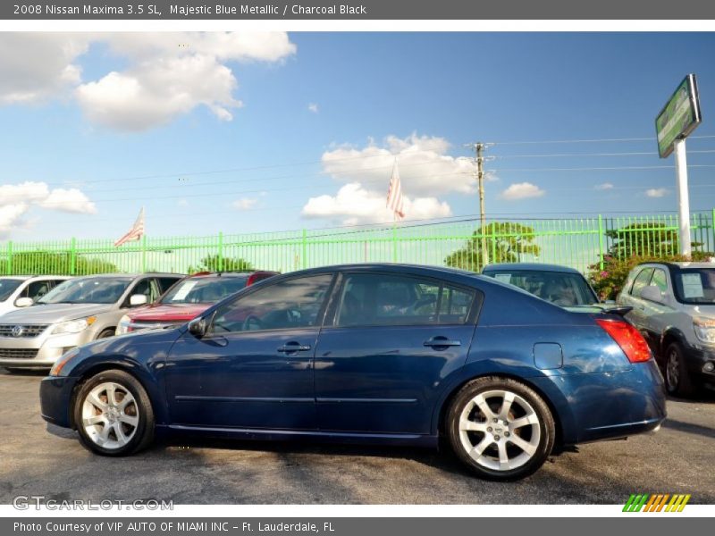 Majestic Blue Metallic / Charcoal Black 2008 Nissan Maxima 3.5 SL