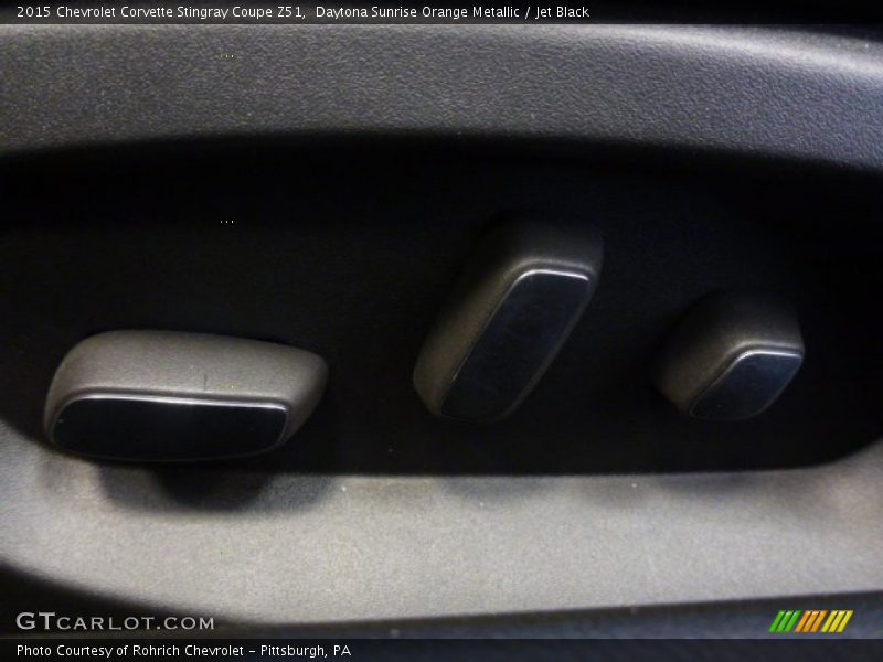 Daytona Sunrise Orange Metallic / Jet Black 2015 Chevrolet Corvette Stingray Coupe Z51