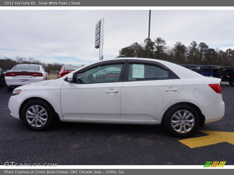 Snow White Pearl / Stone 2013 Kia Forte EX