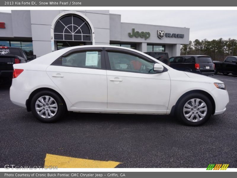 Snow White Pearl / Stone 2013 Kia Forte EX