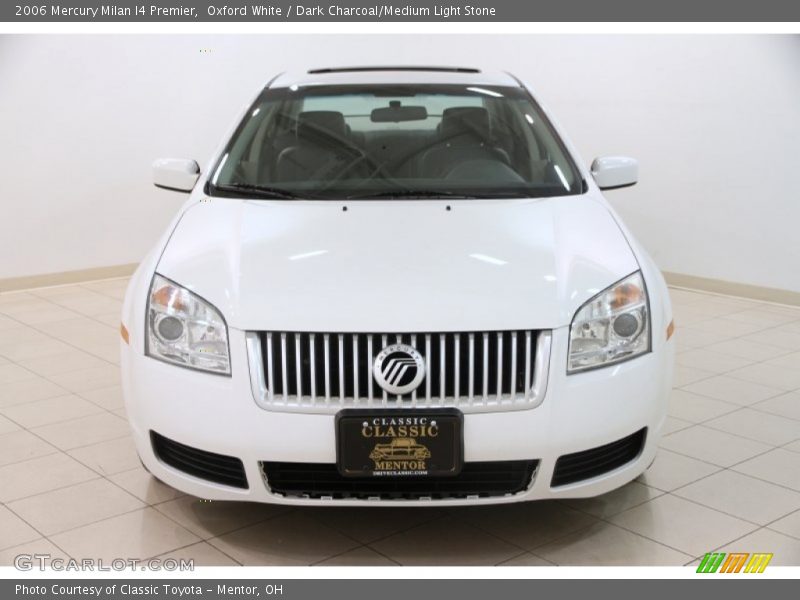Oxford White / Dark Charcoal/Medium Light Stone 2006 Mercury Milan I4 Premier