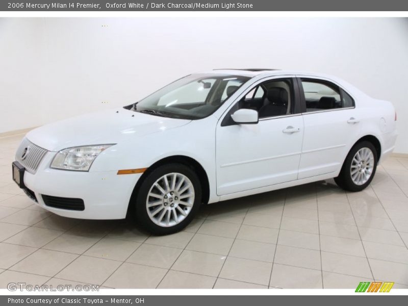 Oxford White / Dark Charcoal/Medium Light Stone 2006 Mercury Milan I4 Premier