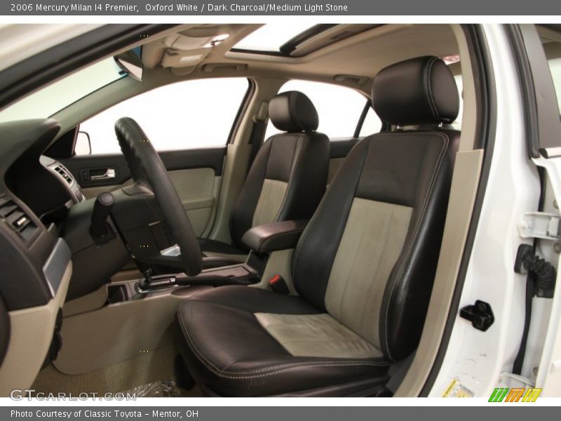 Oxford White / Dark Charcoal/Medium Light Stone 2006 Mercury Milan I4 Premier