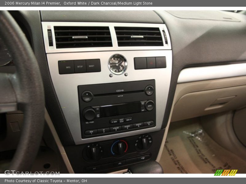 Oxford White / Dark Charcoal/Medium Light Stone 2006 Mercury Milan I4 Premier