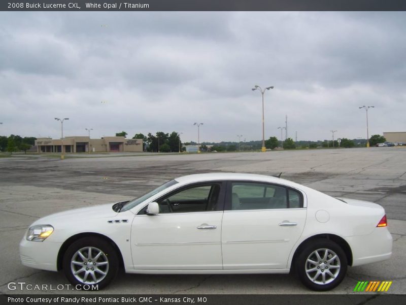 White Opal / Titanium 2008 Buick Lucerne CXL