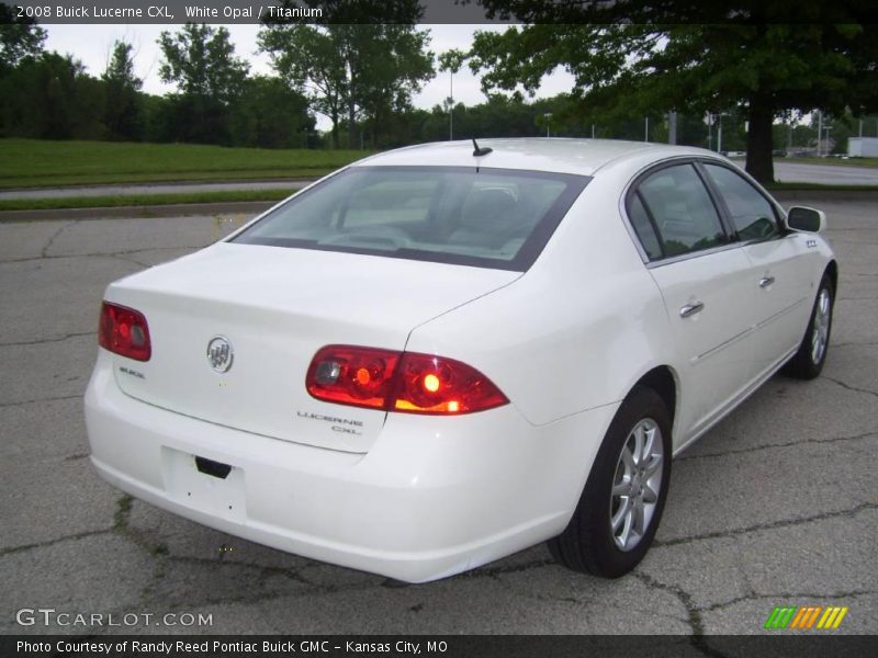 White Opal / Titanium 2008 Buick Lucerne CXL