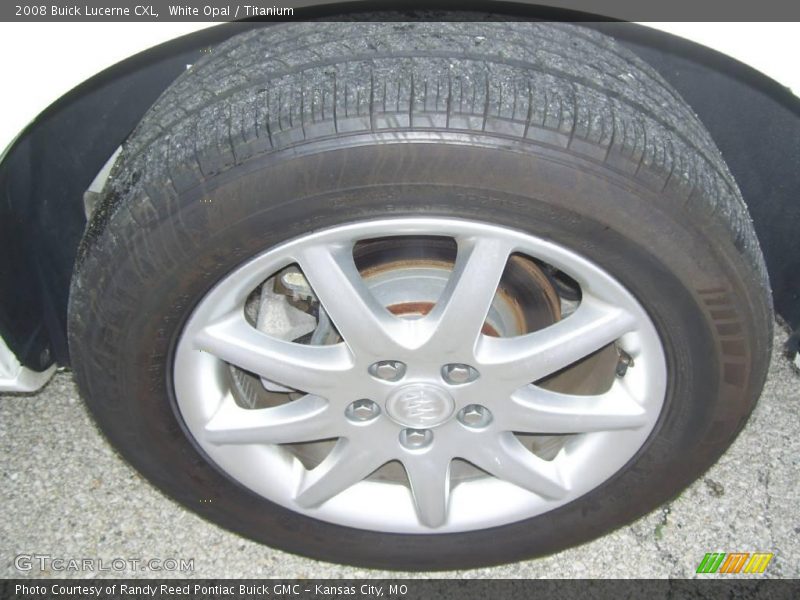 White Opal / Titanium 2008 Buick Lucerne CXL