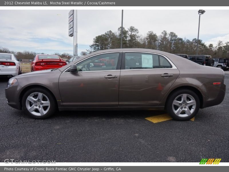 Mocha Steel Metallic / Cocoa/Cashmere 2012 Chevrolet Malibu LS