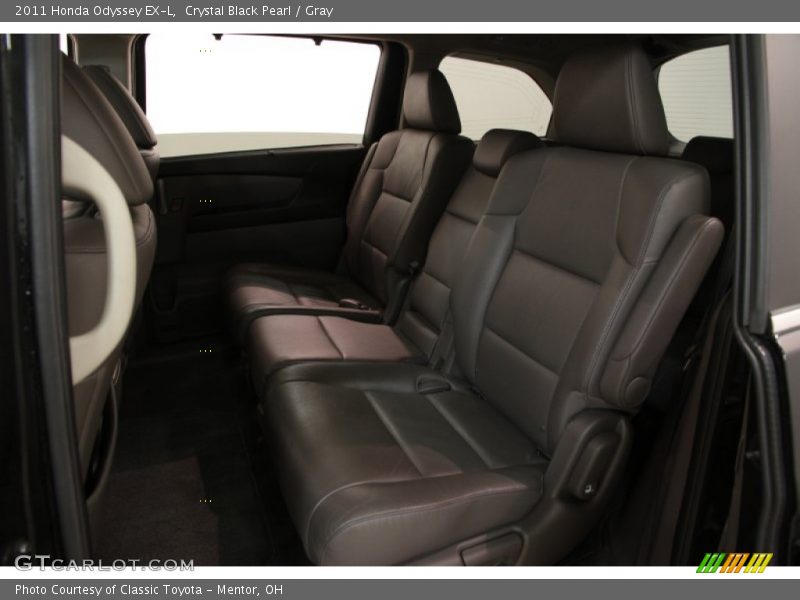 Crystal Black Pearl / Gray 2011 Honda Odyssey EX-L