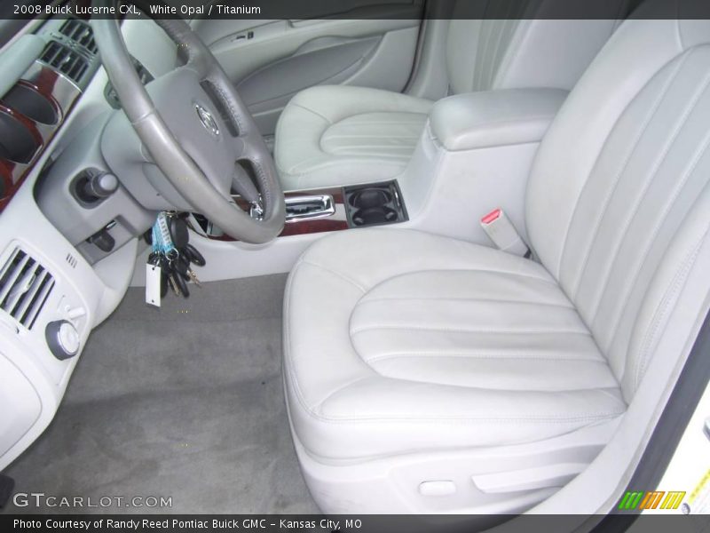 White Opal / Titanium 2008 Buick Lucerne CXL