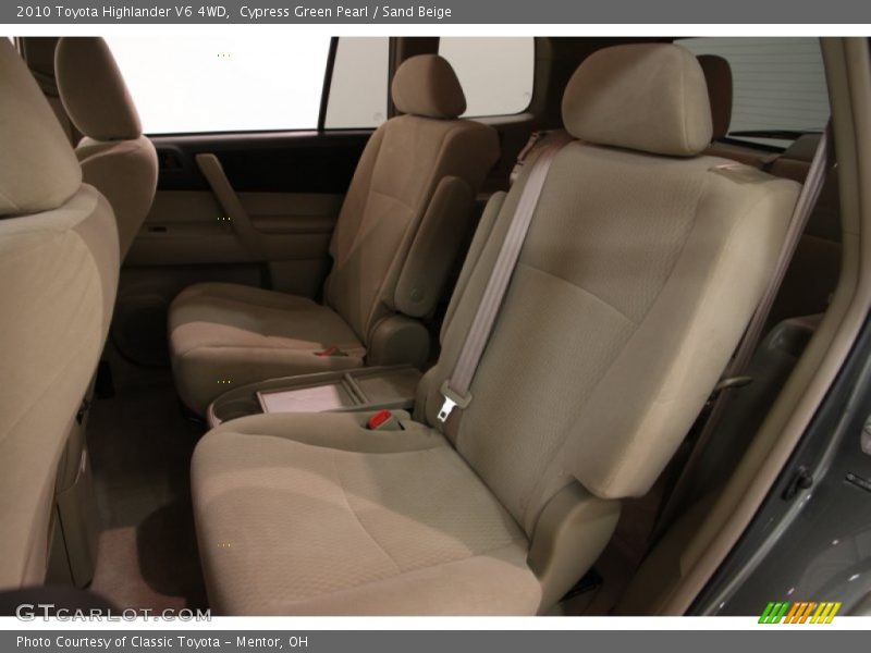 Cypress Green Pearl / Sand Beige 2010 Toyota Highlander V6 4WD