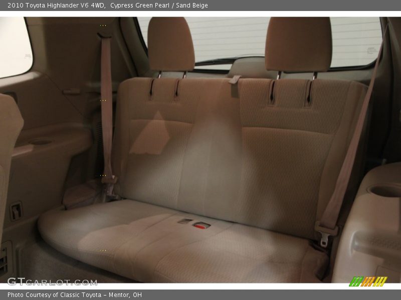 Cypress Green Pearl / Sand Beige 2010 Toyota Highlander V6 4WD