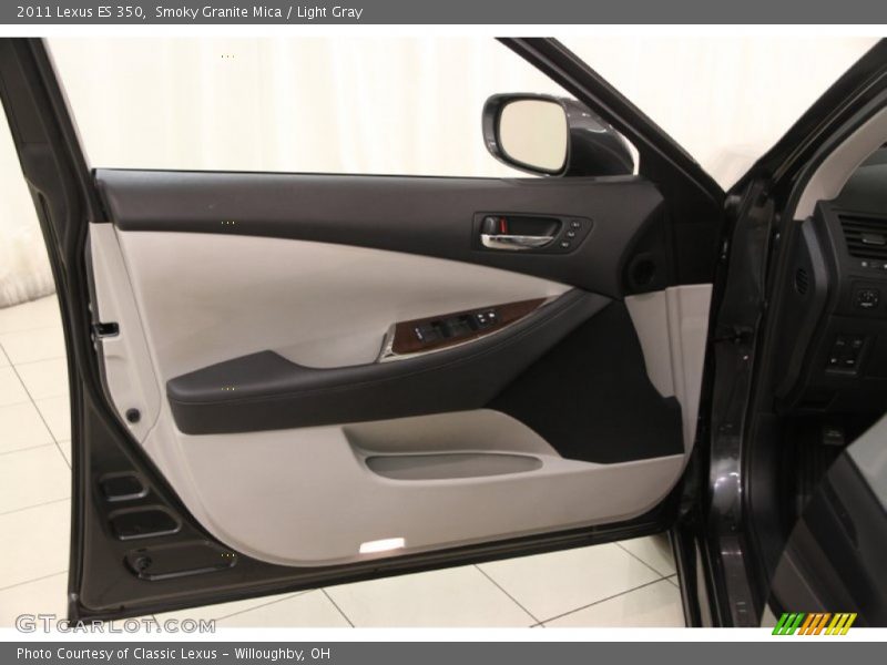 Smoky Granite Mica / Light Gray 2011 Lexus ES 350