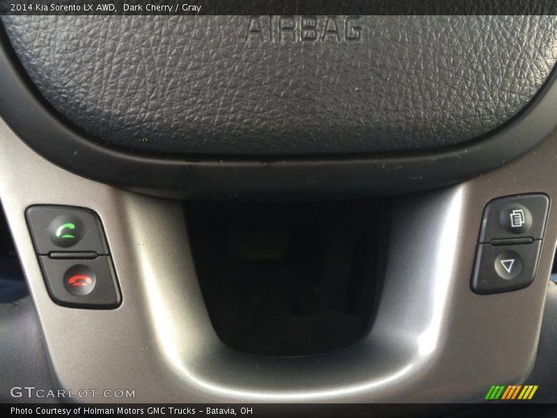 Dark Cherry / Gray 2014 Kia Sorento LX AWD