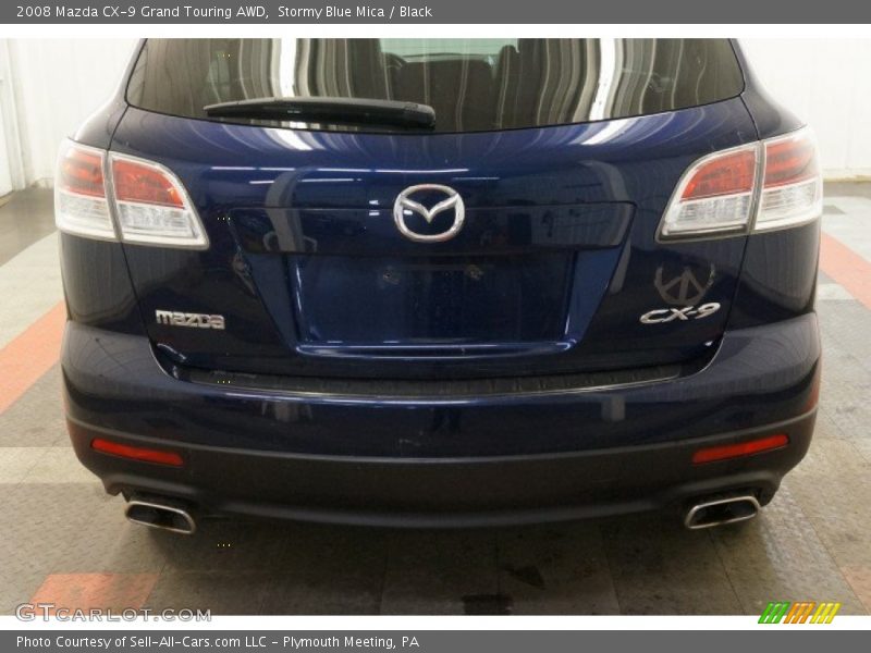 Stormy Blue Mica / Black 2008 Mazda CX-9 Grand Touring AWD