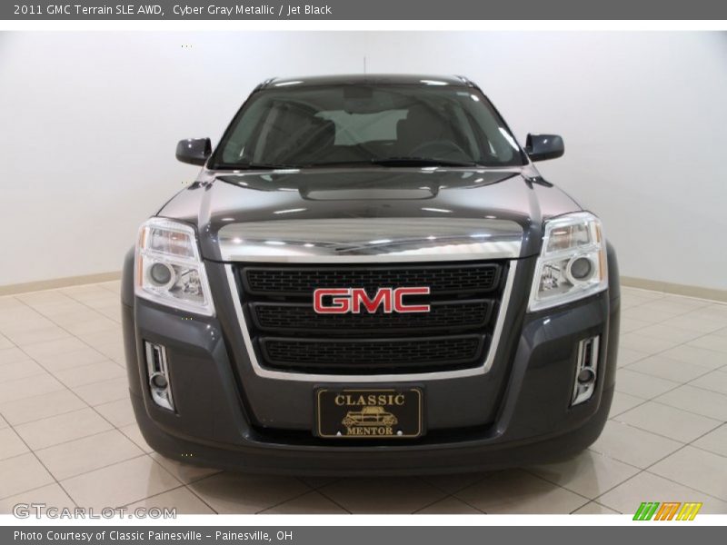 Cyber Gray Metallic / Jet Black 2011 GMC Terrain SLE AWD