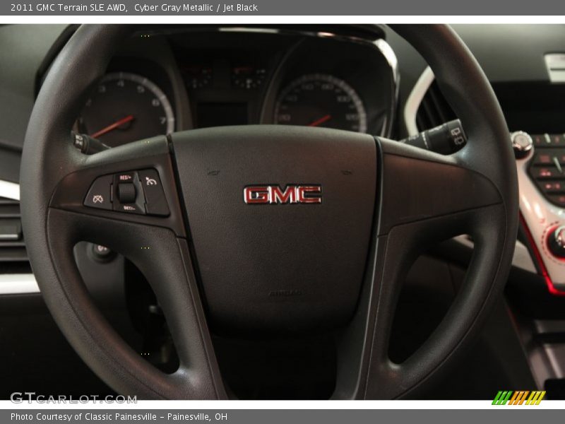 Cyber Gray Metallic / Jet Black 2011 GMC Terrain SLE AWD