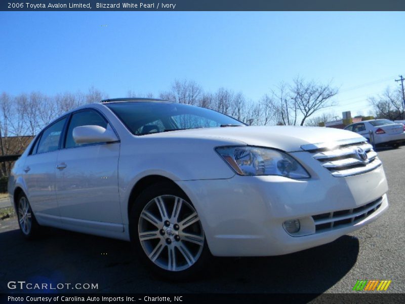 Blizzard White Pearl / Ivory 2006 Toyota Avalon Limited