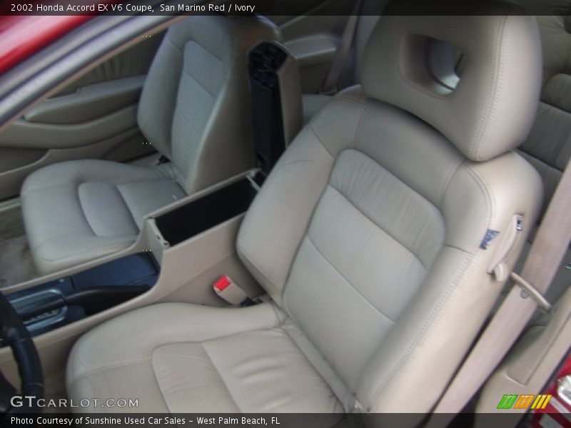 San Marino Red / Ivory 2002 Honda Accord EX V6 Coupe