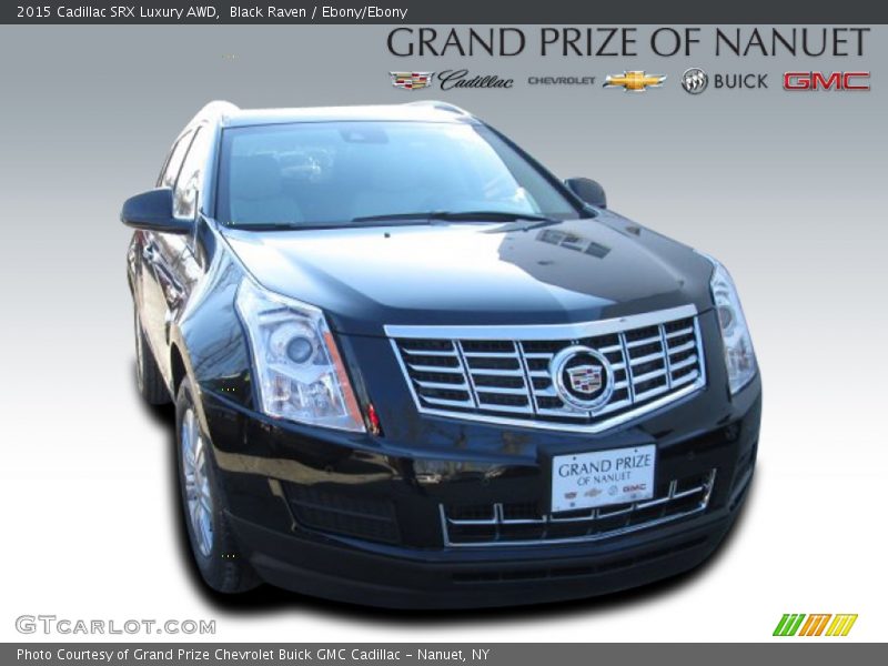 Black Raven / Ebony/Ebony 2015 Cadillac SRX Luxury AWD