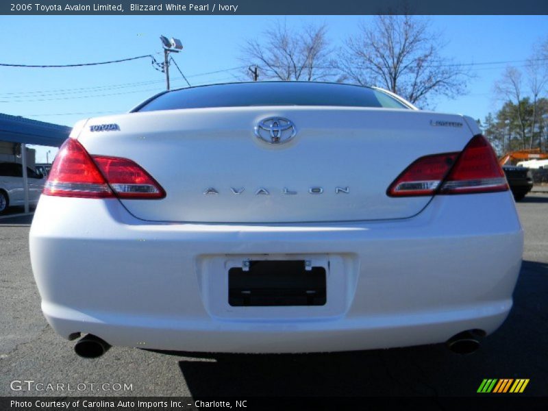 Blizzard White Pearl / Ivory 2006 Toyota Avalon Limited