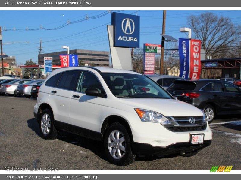 Taffeta White / Gray 2011 Honda CR-V SE 4WD