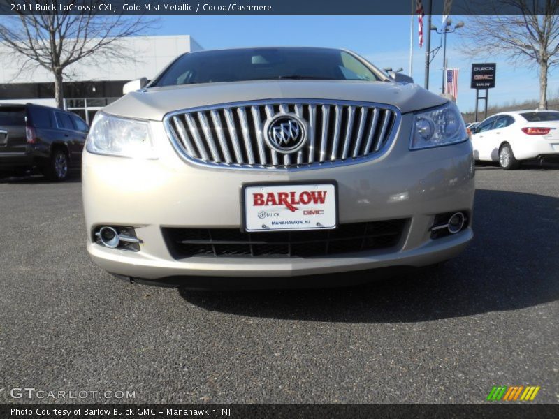 Gold Mist Metallic / Cocoa/Cashmere 2011 Buick LaCrosse CXL