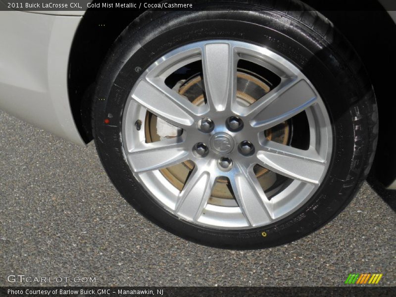 Gold Mist Metallic / Cocoa/Cashmere 2011 Buick LaCrosse CXL