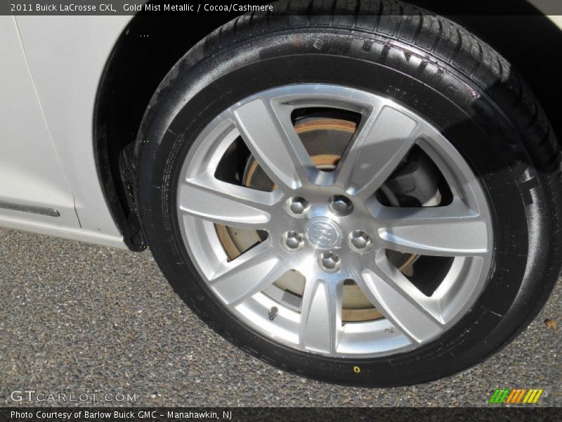 Gold Mist Metallic / Cocoa/Cashmere 2011 Buick LaCrosse CXL