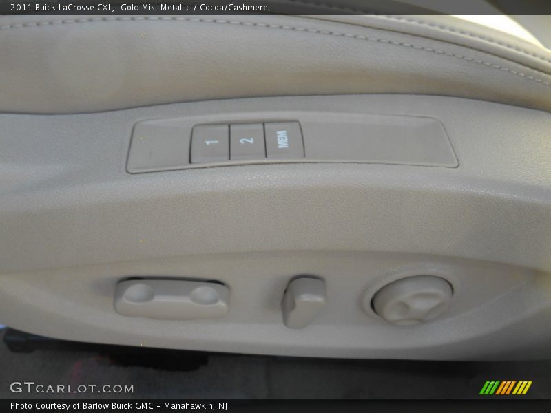 Gold Mist Metallic / Cocoa/Cashmere 2011 Buick LaCrosse CXL