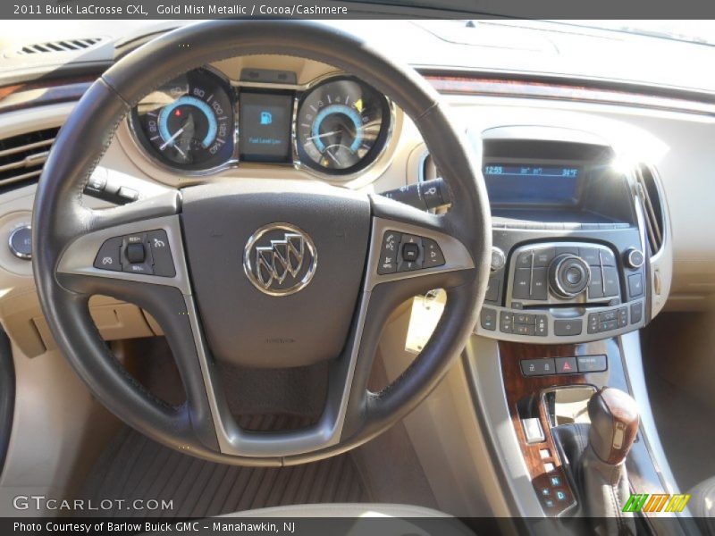 Gold Mist Metallic / Cocoa/Cashmere 2011 Buick LaCrosse CXL