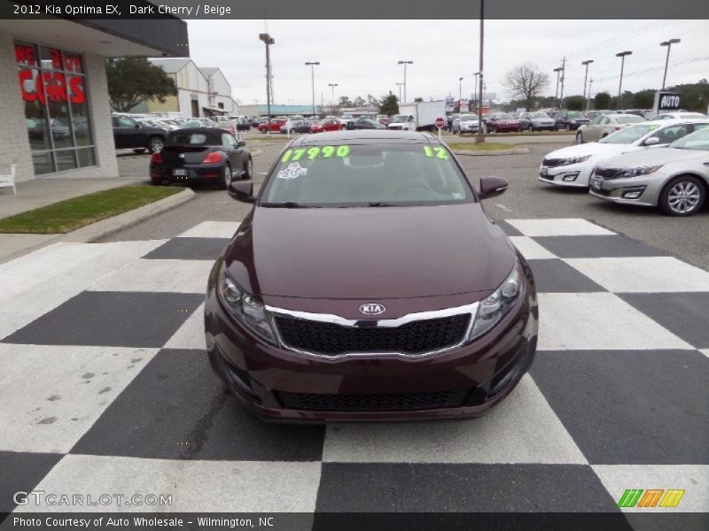 Dark Cherry / Beige 2012 Kia Optima EX