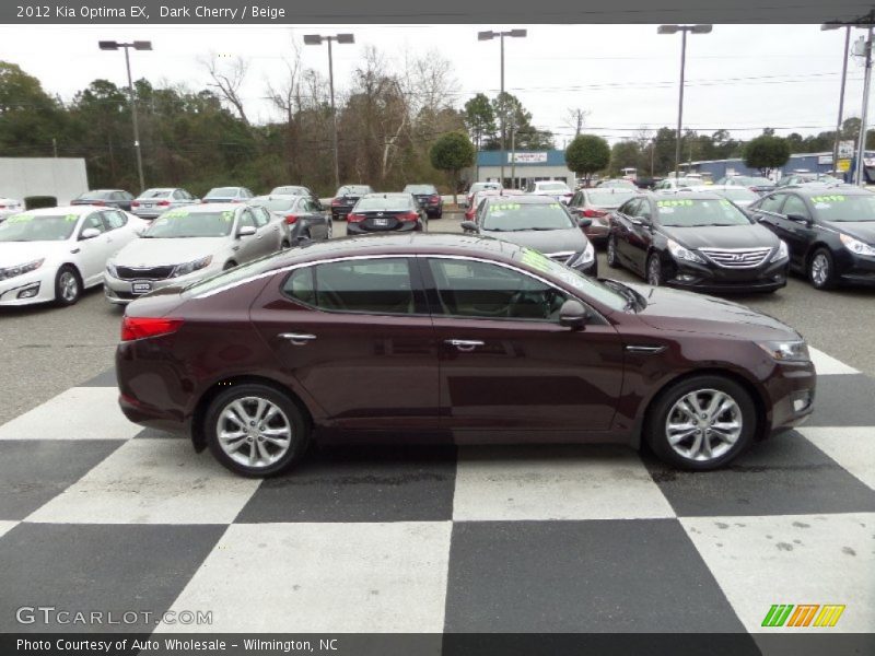 Dark Cherry / Beige 2012 Kia Optima EX