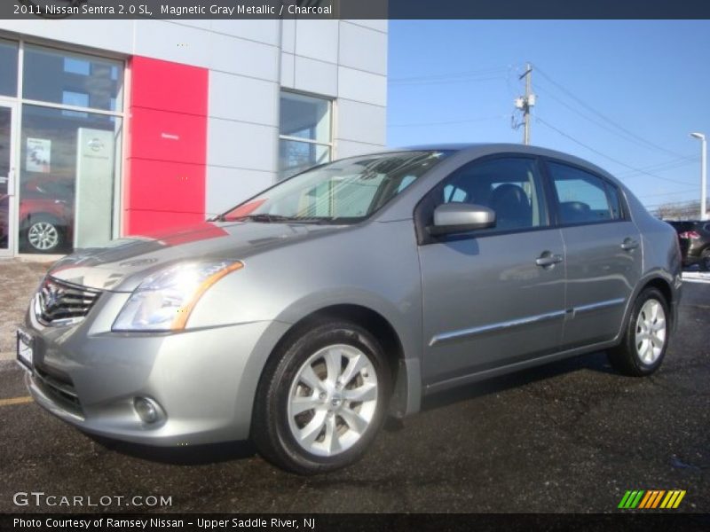 Magnetic Gray Metallic / Charcoal 2011 Nissan Sentra 2.0 SL