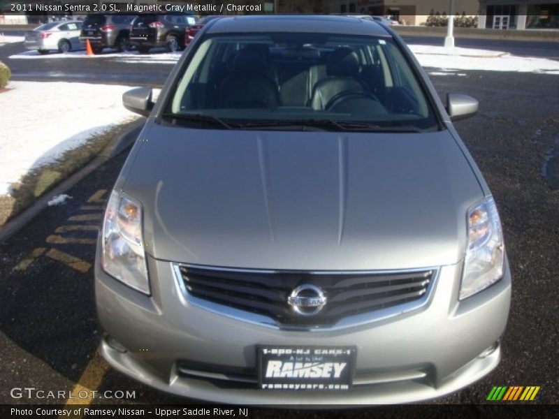 Magnetic Gray Metallic / Charcoal 2011 Nissan Sentra 2.0 SL