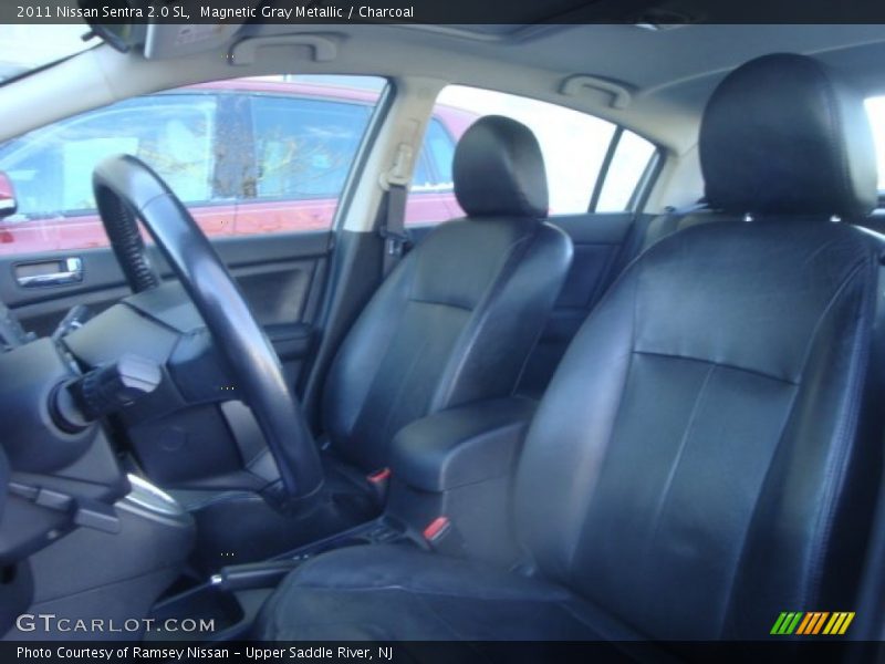 Magnetic Gray Metallic / Charcoal 2011 Nissan Sentra 2.0 SL