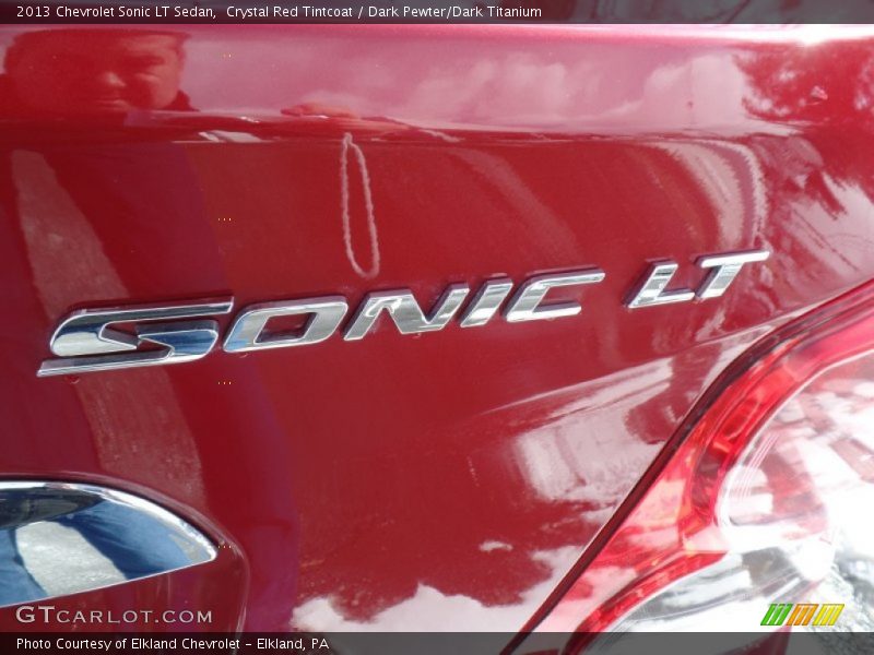 Crystal Red Tintcoat / Dark Pewter/Dark Titanium 2013 Chevrolet Sonic LT Sedan