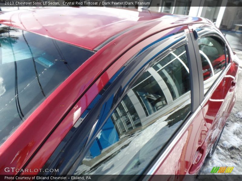 Crystal Red Tintcoat / Dark Pewter/Dark Titanium 2013 Chevrolet Sonic LT Sedan