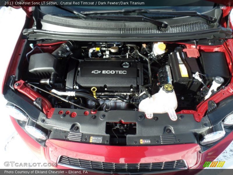 Crystal Red Tintcoat / Dark Pewter/Dark Titanium 2013 Chevrolet Sonic LT Sedan