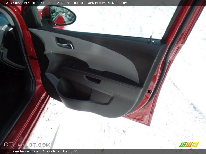 Crystal Red Tintcoat / Dark Pewter/Dark Titanium 2013 Chevrolet Sonic LT Sedan