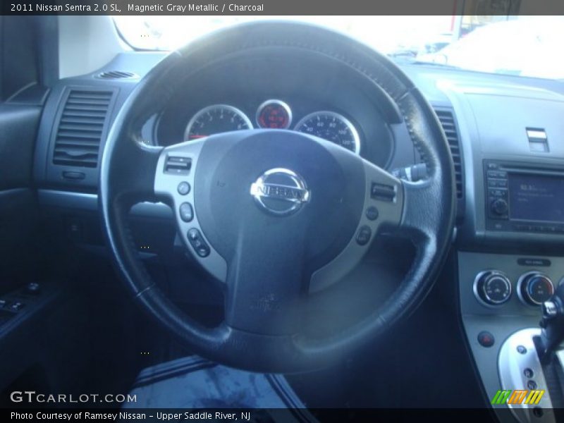 Magnetic Gray Metallic / Charcoal 2011 Nissan Sentra 2.0 SL