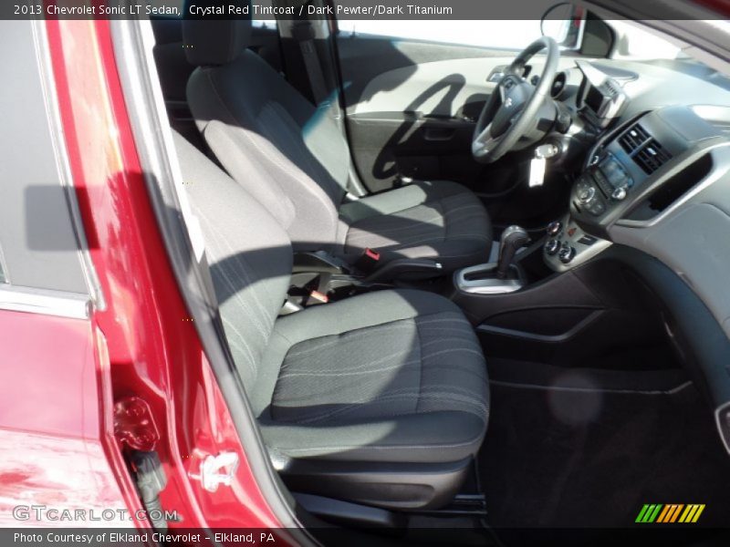 Crystal Red Tintcoat / Dark Pewter/Dark Titanium 2013 Chevrolet Sonic LT Sedan