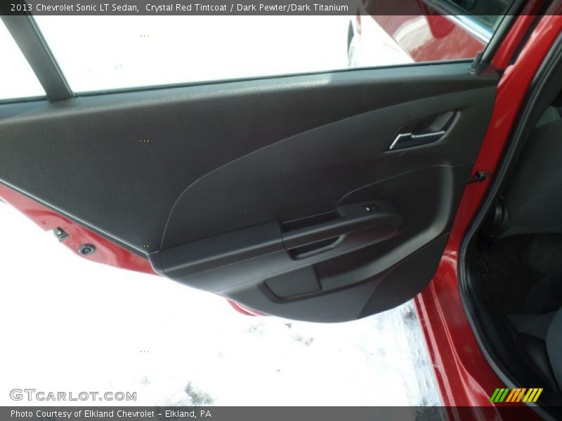 Crystal Red Tintcoat / Dark Pewter/Dark Titanium 2013 Chevrolet Sonic LT Sedan