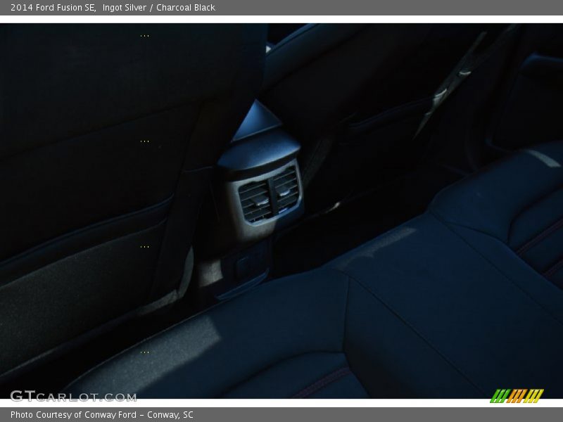 Ingot Silver / Charcoal Black 2014 Ford Fusion SE