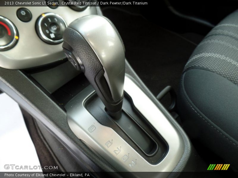 Crystal Red Tintcoat / Dark Pewter/Dark Titanium 2013 Chevrolet Sonic LT Sedan